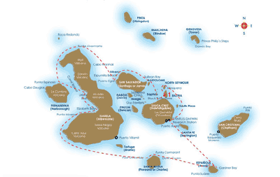 Veliero Sagitta, itinerario alle Isole Galapagos